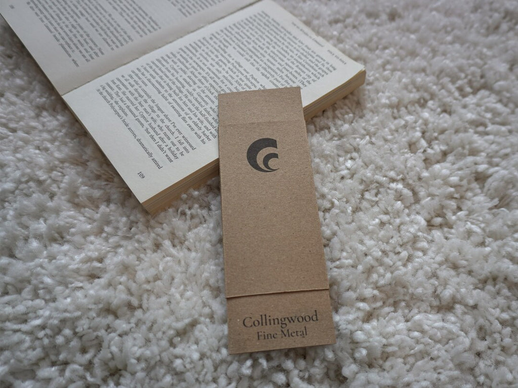 Personalised Solid Bronze Bookmark