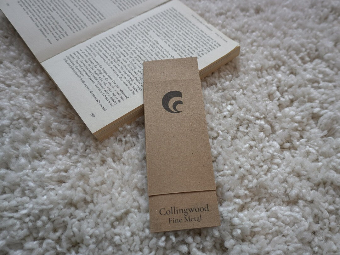 Personalised Solid Bronze Bookmark