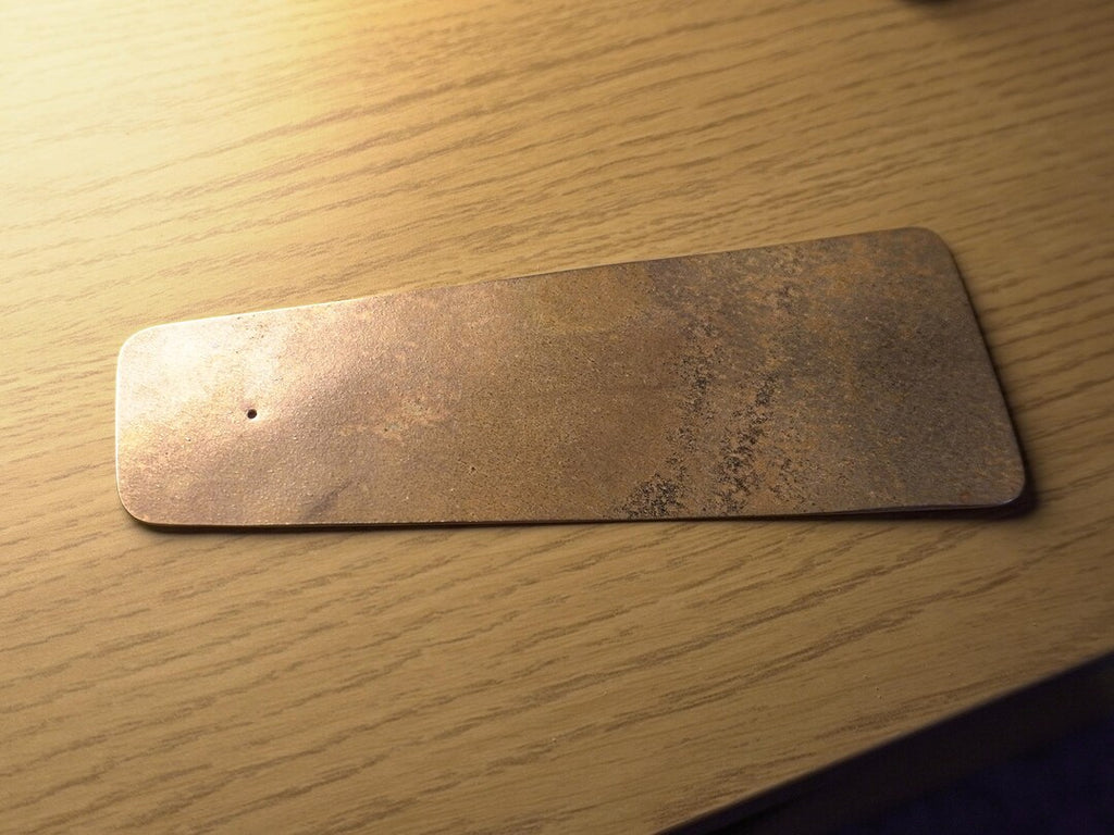 Handmade Bronze Egyptian Cat Incense Holder