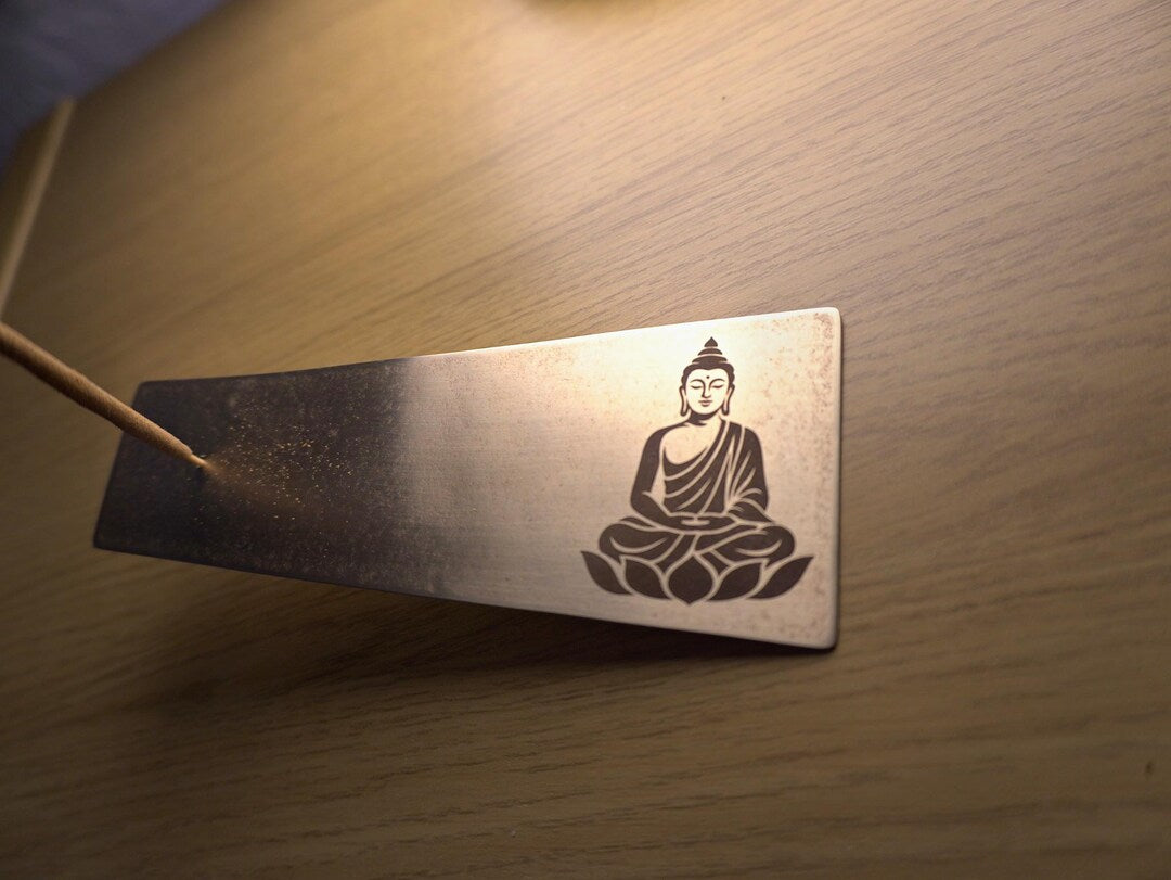 Handmade Bronze Buddha Incense Holder
