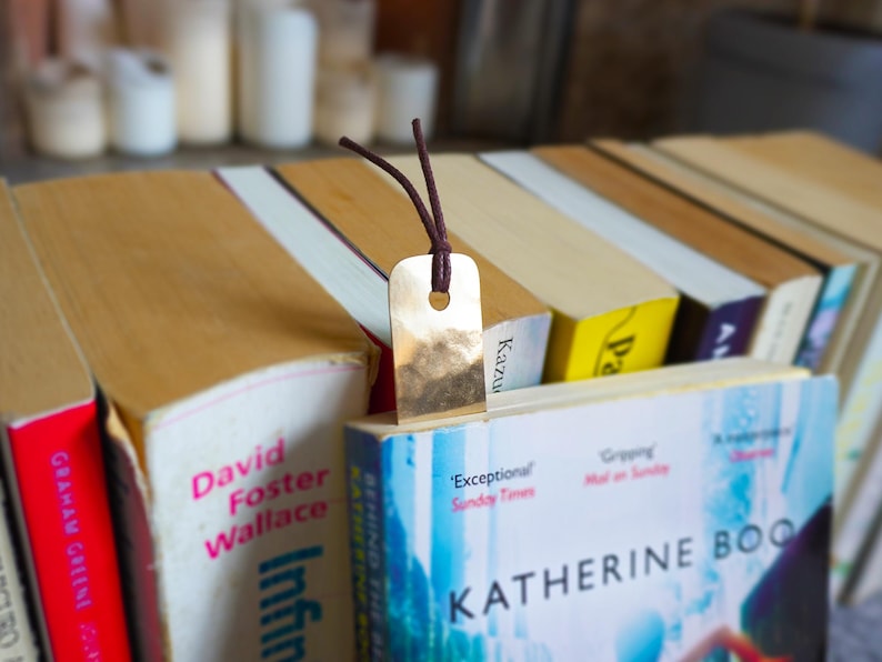 Personalised Hand-Hammered Bronze Bookmark
