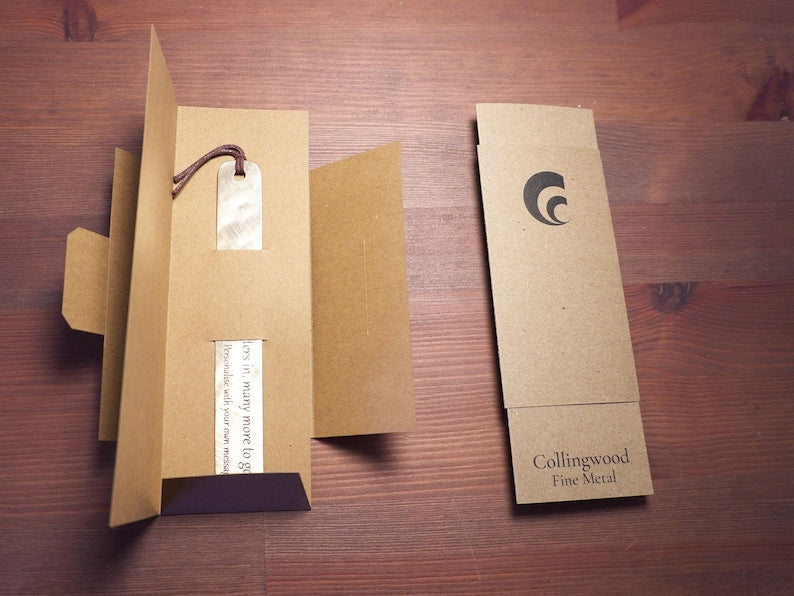 Your Child's Handwriting – Solid Bronze Bookmark