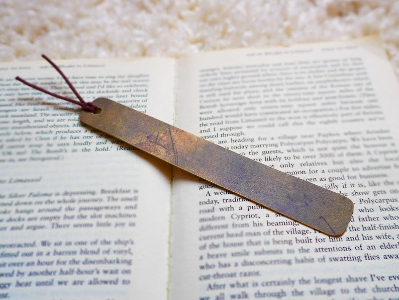 Your Child's Handwriting – Solid Bronze Bookmark
